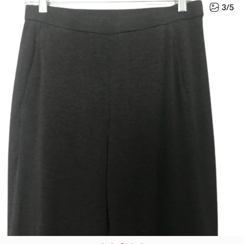 Eileen Fisher Charcoal Gray straight leg pants - Picture 4 of 5